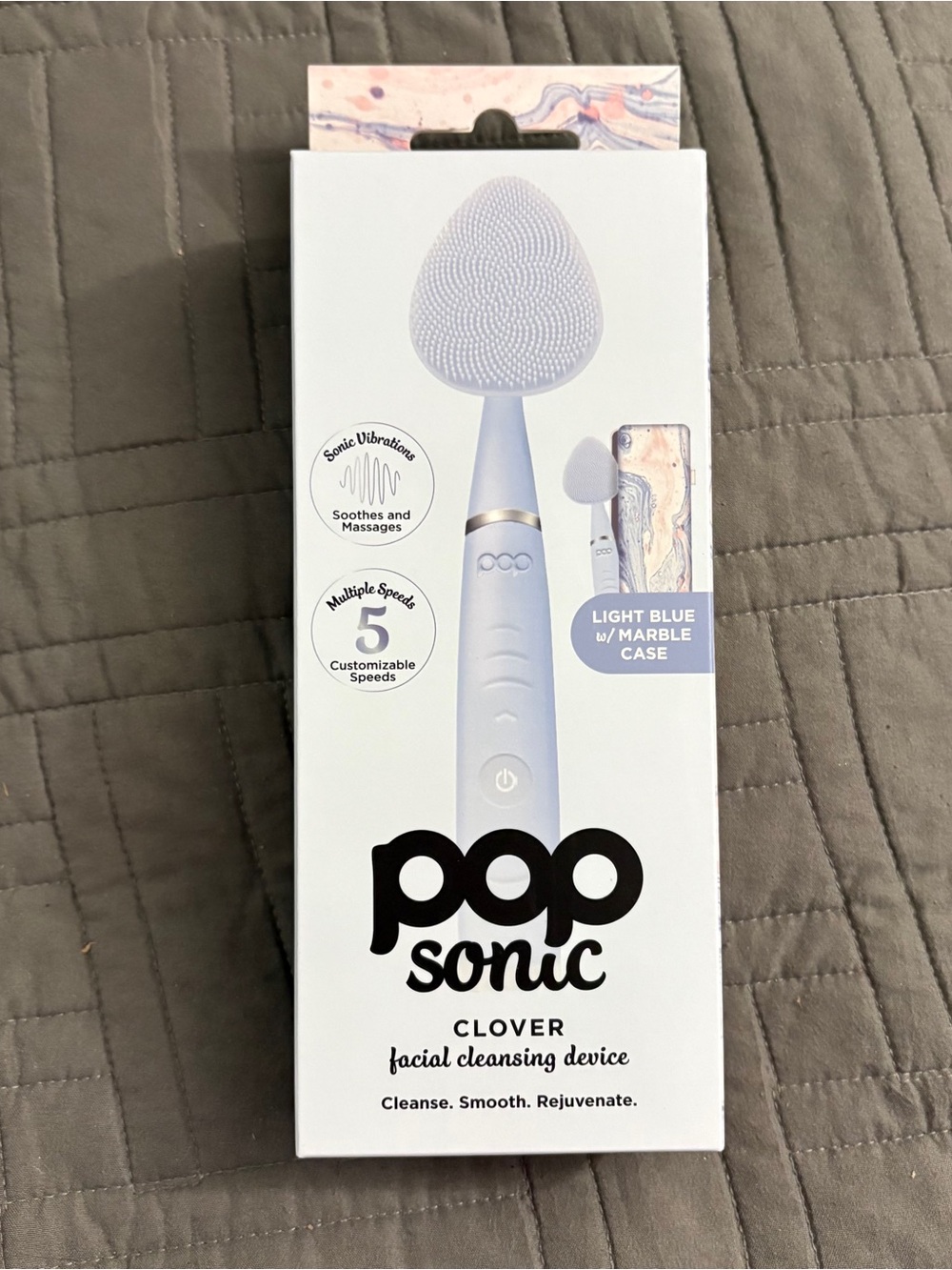 Clover Light Blue Facial Cleansing Device
